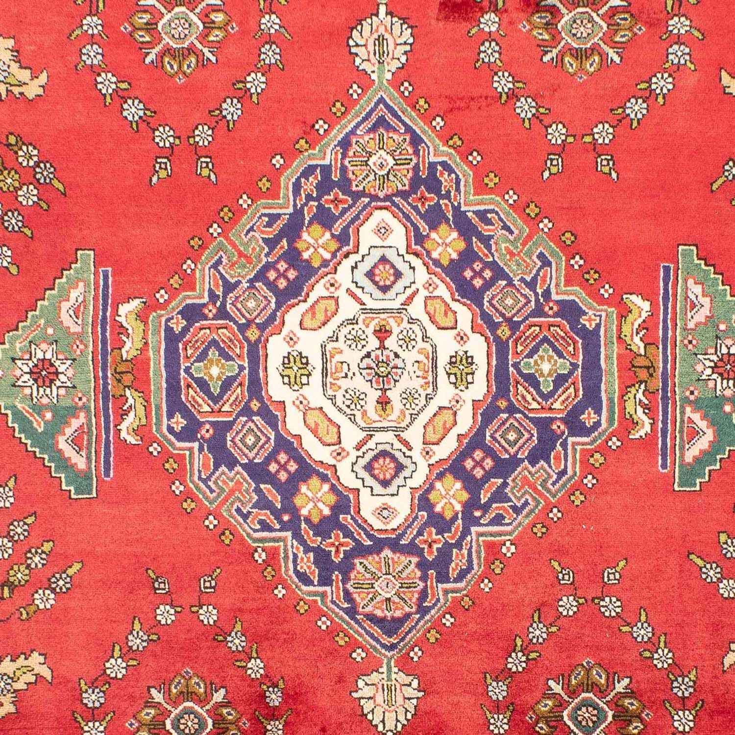 Persisk tæppe - Tabriz - 295 x 198 cm - rød