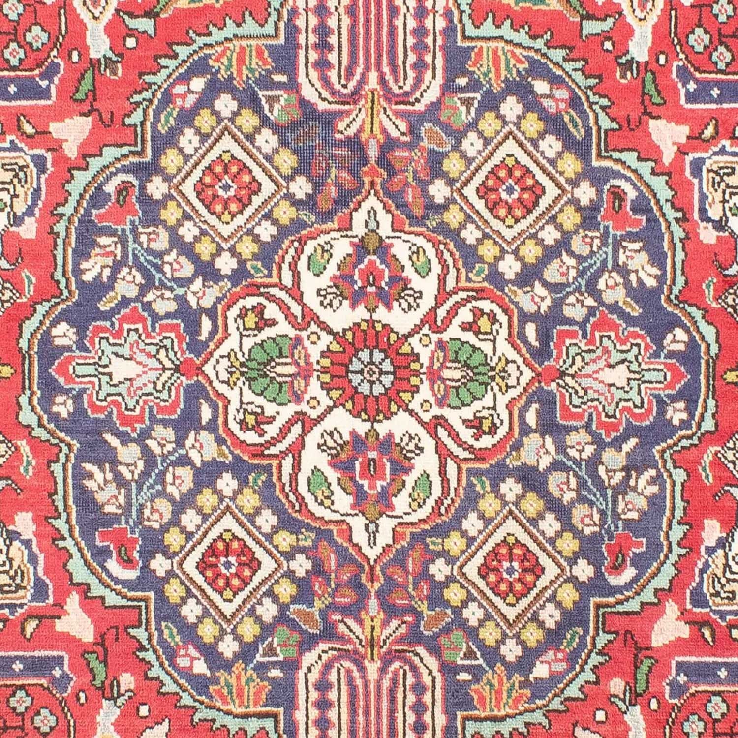 Persisk tæppe - Tabriz - 312 x 207 cm - rød