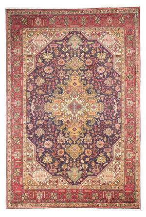 Persisk tæppe - Tabriz - 287 x 200 cm - lysrød