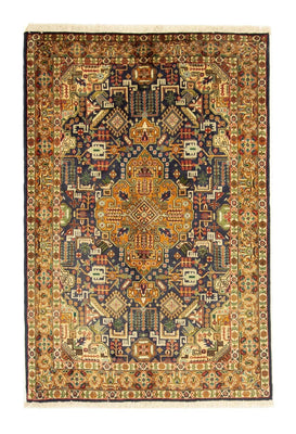 Persisk tæppe - Tabriz - Royal - 150 x 101 cm - mørkeblå