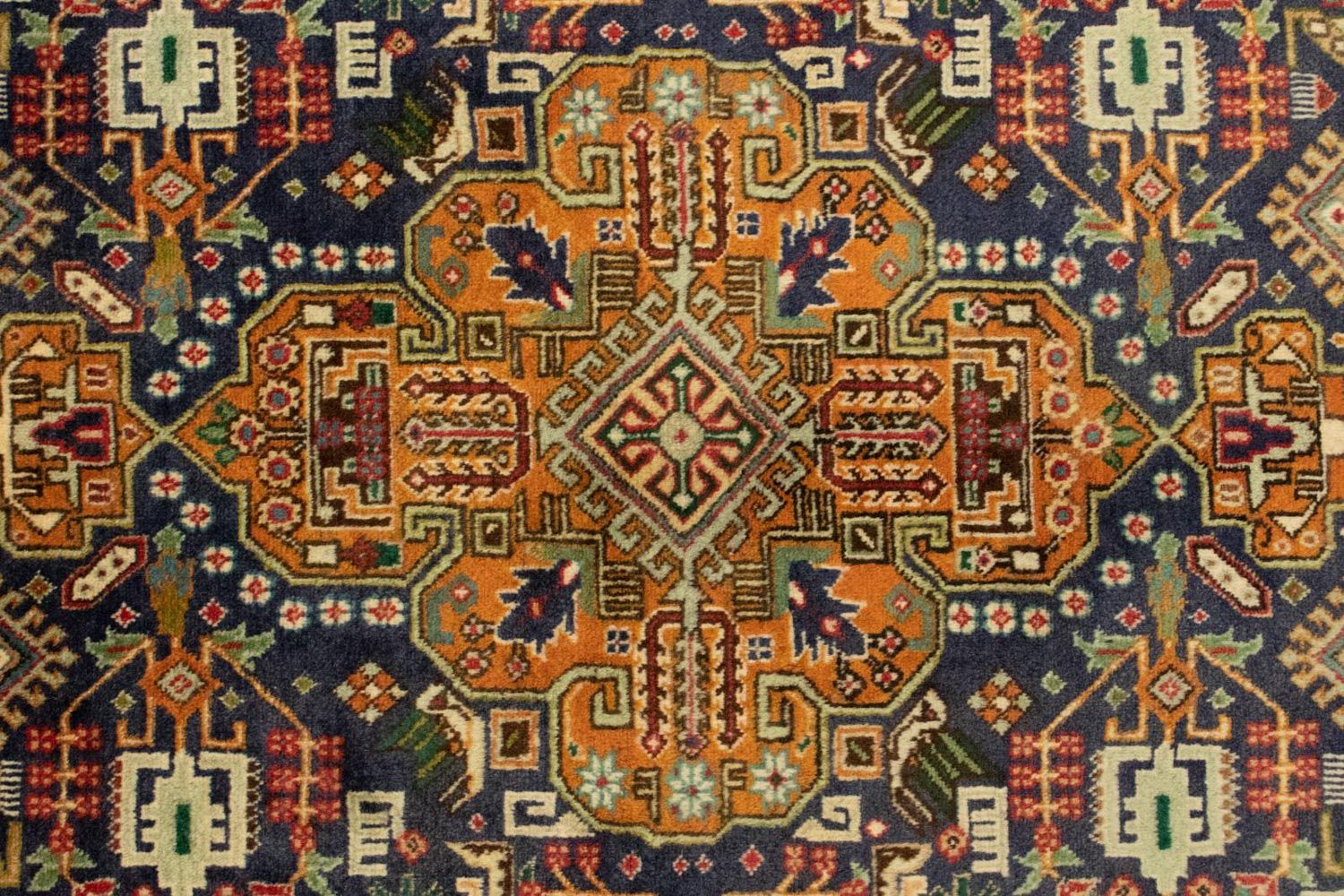 Persisk tæppe - Tabriz - Royal - 150 x 101 cm - mørkeblå