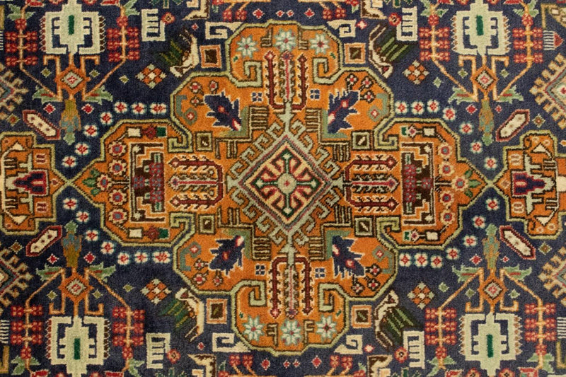 Persisk tæppe - Tabriz - Royal - 150 x 101 cm - mørkeblå
