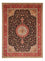 Persisk tæppe - Tabriz - 393 x 300 cm - lysrød
