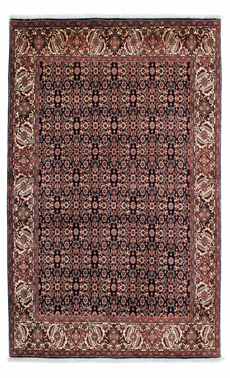 Persisk tæppe - Bijar - 225 x 140 cm - mørkeblå