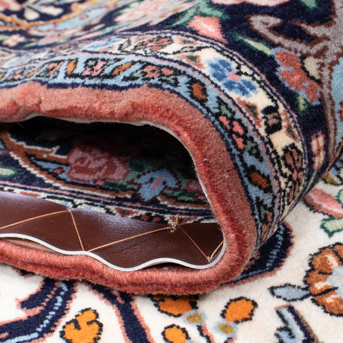 Løber Persisk tæppe - Bijar - 400 x 91 cm - beige