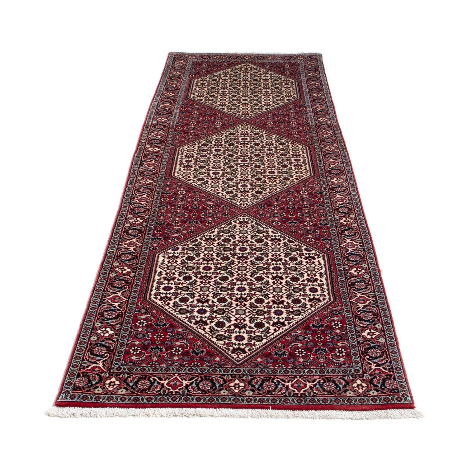 Løber Persisk tæppe - Bijar - 290 x 83 cm - beige