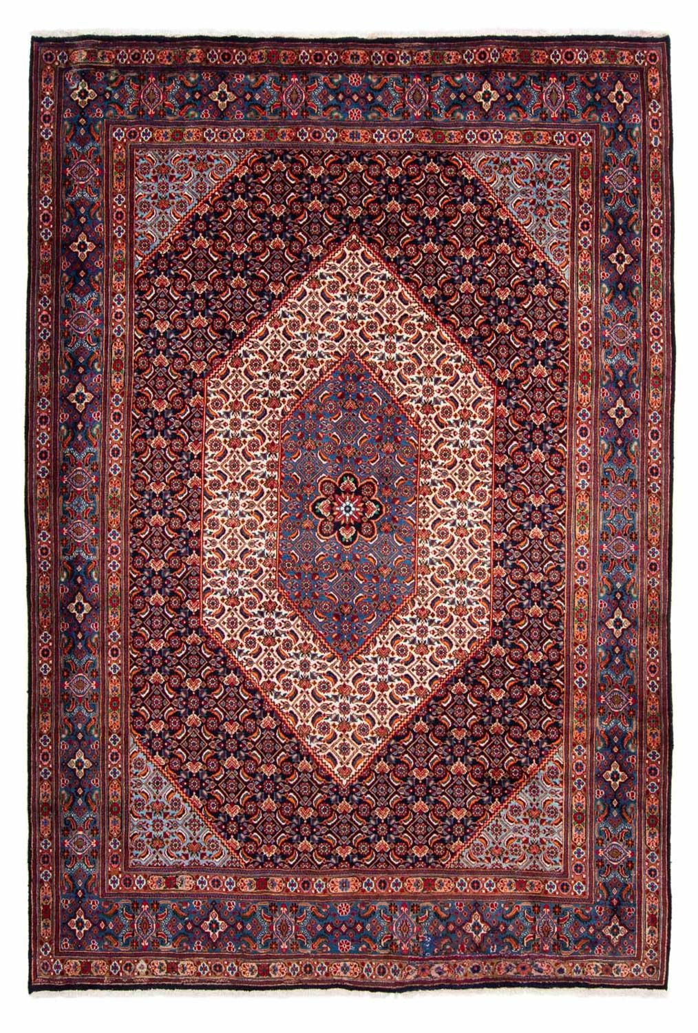 Persisk tæppe - Nomadisk - 310 x 218 cm - mørkeblå