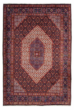 Persisk tæppe - Nomadisk - 310 x 218 cm - mørkeblå
