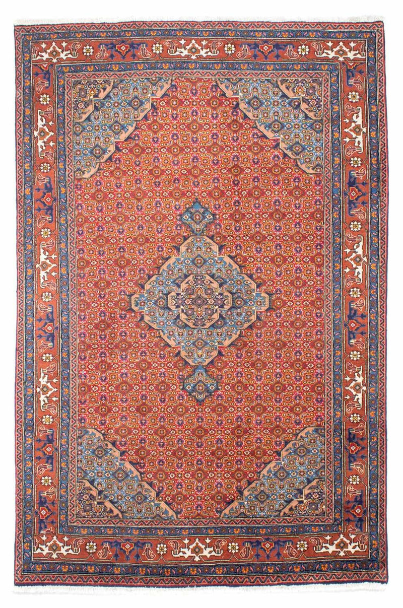 Persisk tæppe - Nomadisk - 298 x 205 cm - lysrød