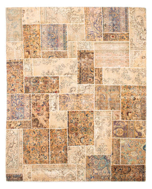 Patchwork-tæppe - 305 x 241 cm - flerfarvet