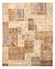 Patchwork-tæppe 241x305cm - Perserteppich Wollteppich