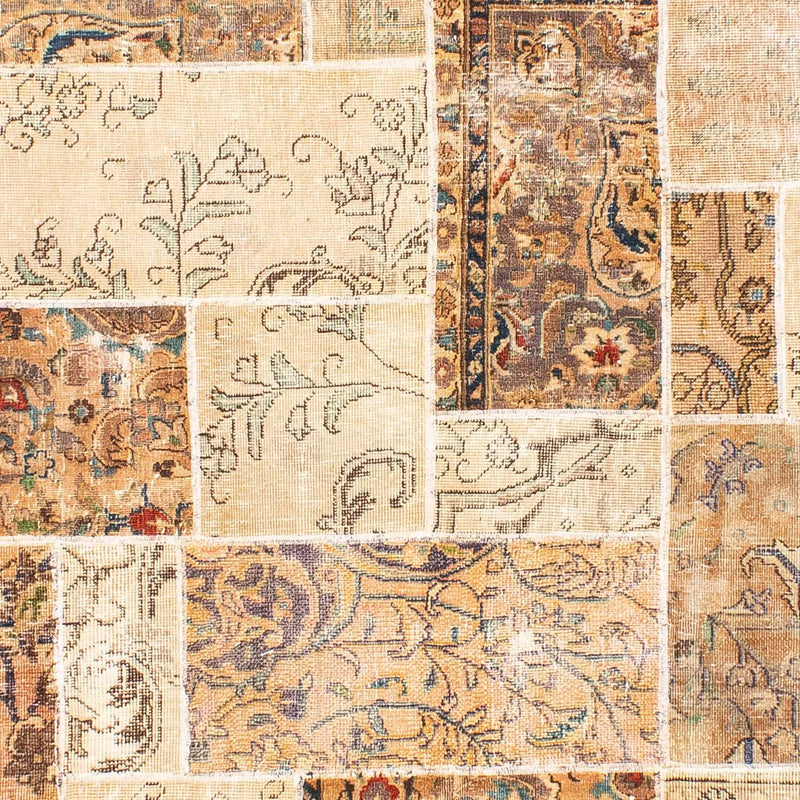 Patchwork-tæppe - 305 x 241 cm - flerfarvet