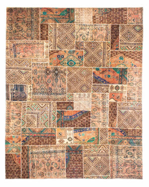 Patchwork-tæppe - 301 x 239 cm - flerfarvet