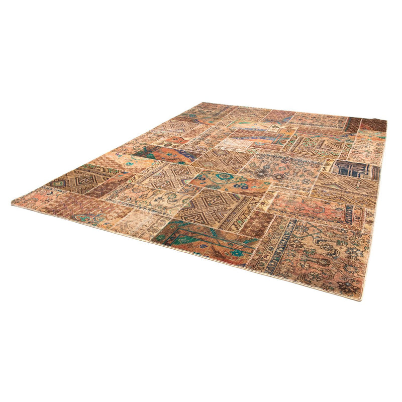 Patchwork-tæppe - 301 x 239 cm - flerfarvet