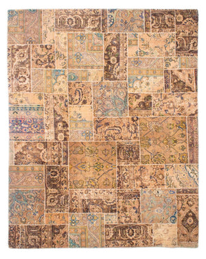Patchwork-tæppe - 305 x 242 cm - flerfarvet