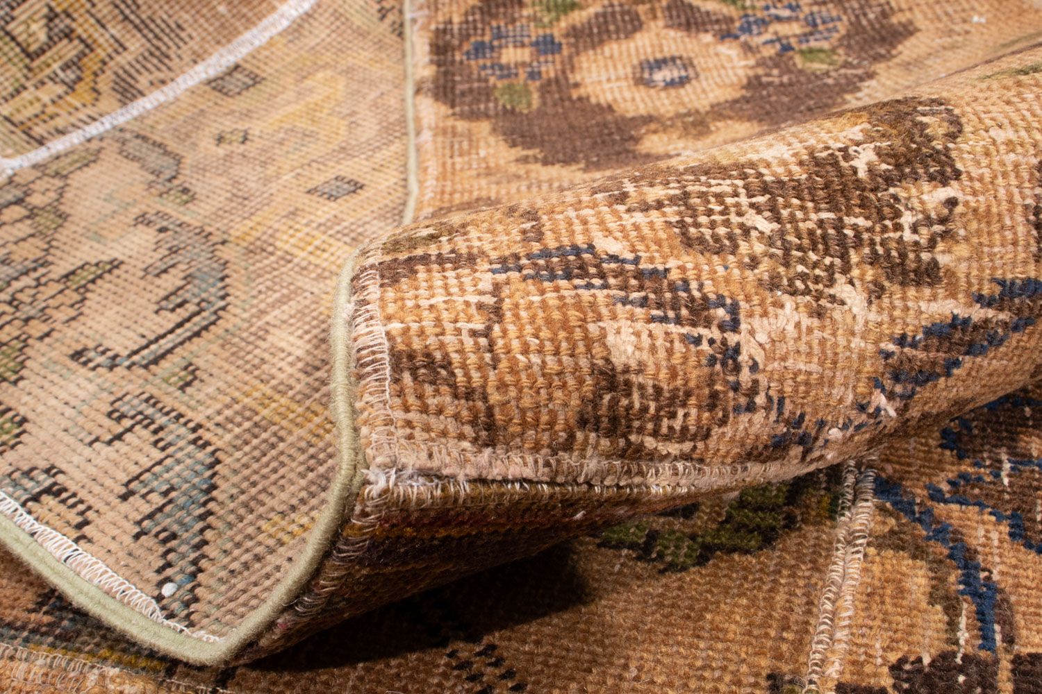 Patchwork-tæppe - 305 x 242 cm - flerfarvet