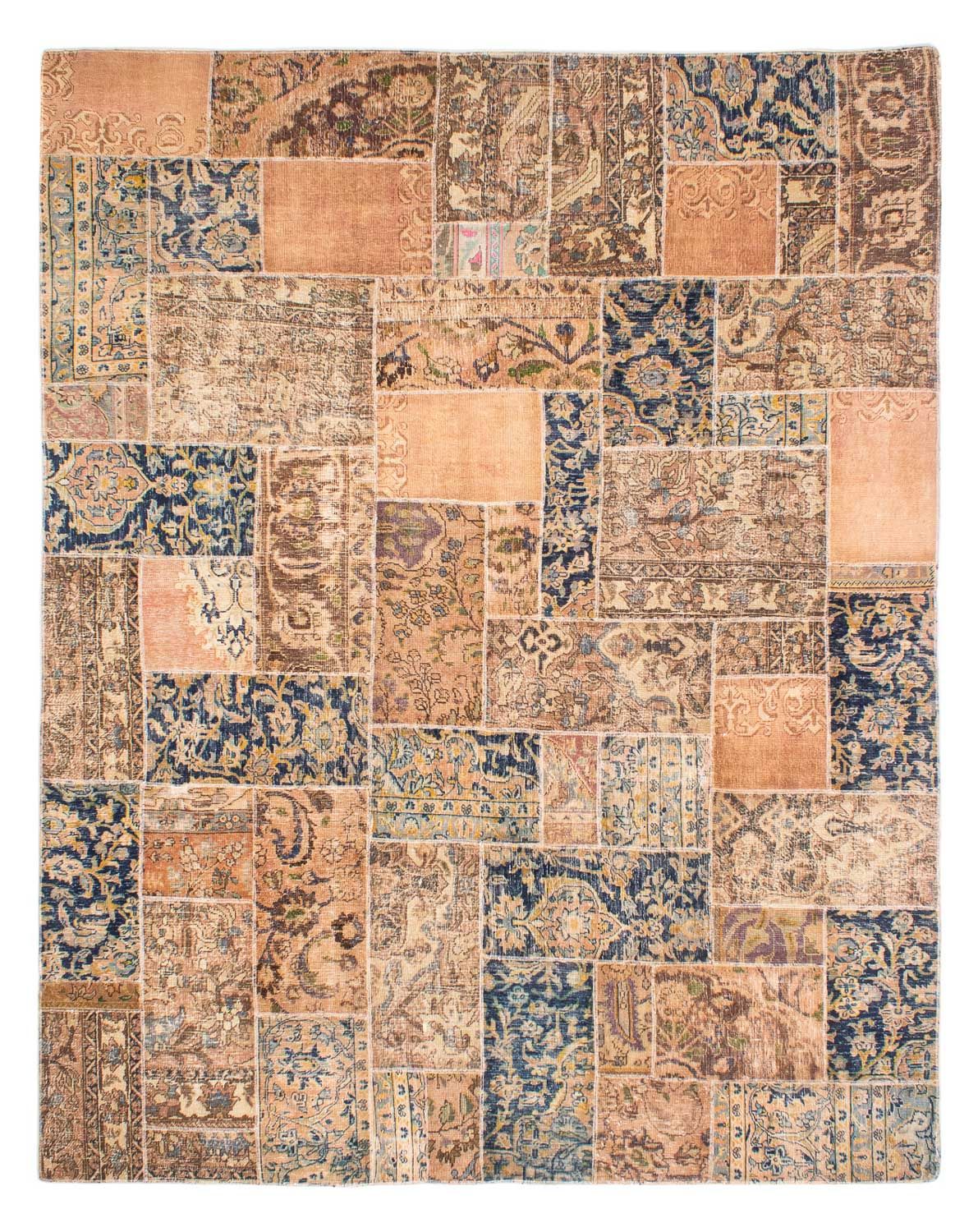 Patchwork-tæppe - 304 x 242 cm - flerfarvet