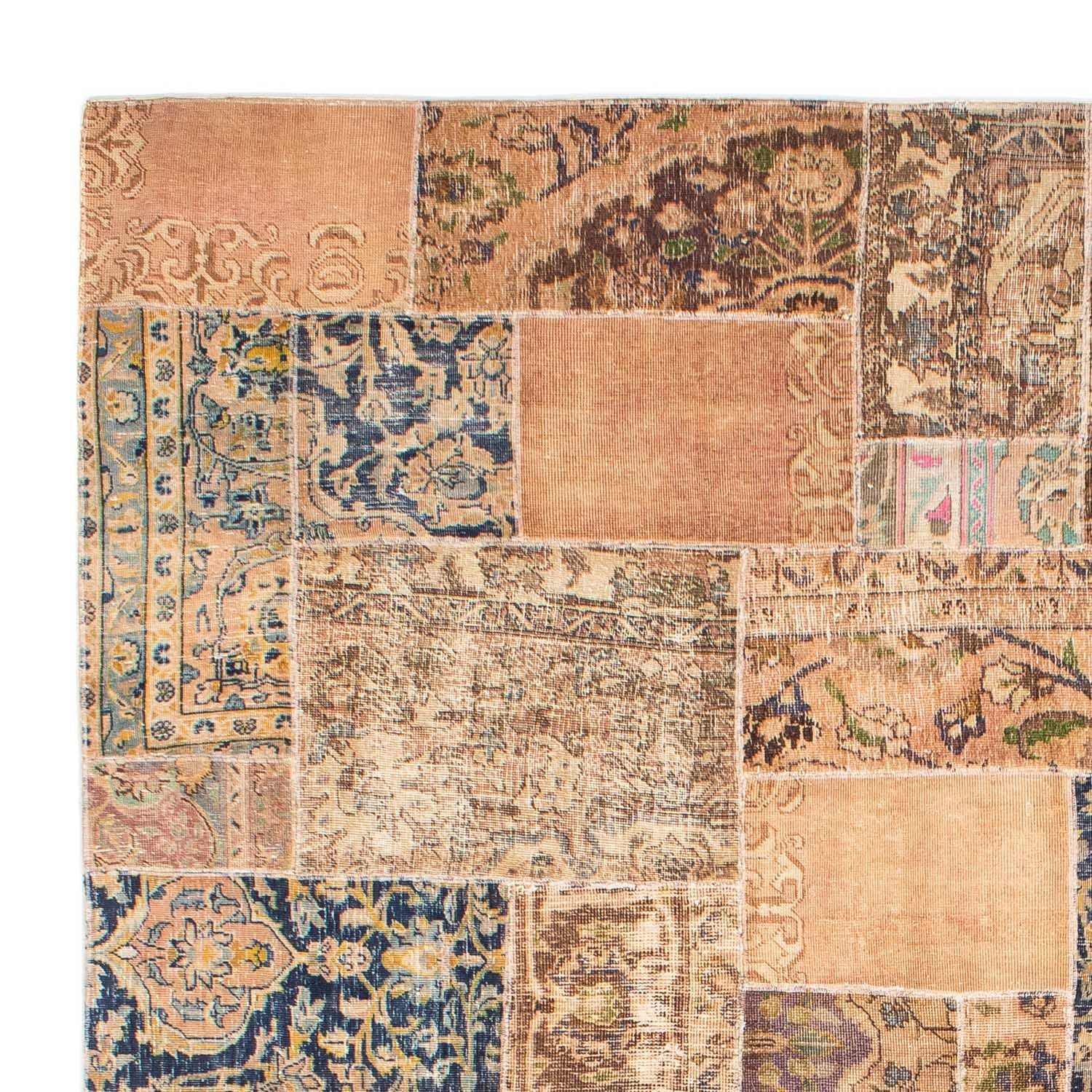 Patchwork-tæppe - 304 x 242 cm - flerfarvet