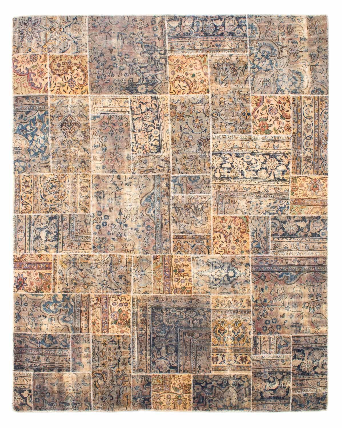 Patchwork-tæppe - 303 x 240 cm - flerfarvet