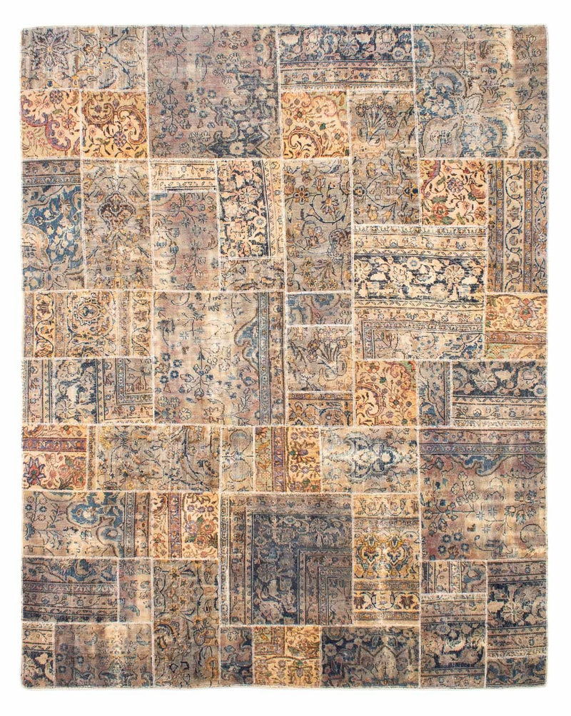 Patchwork-tæppe - 303 x 240 cm - flerfarvet
