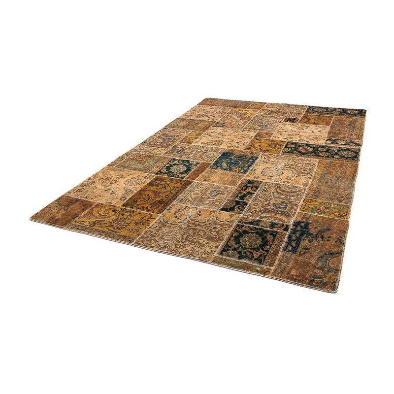 Patchwork-tæppe - 275 x 182 cm - flerfarvet