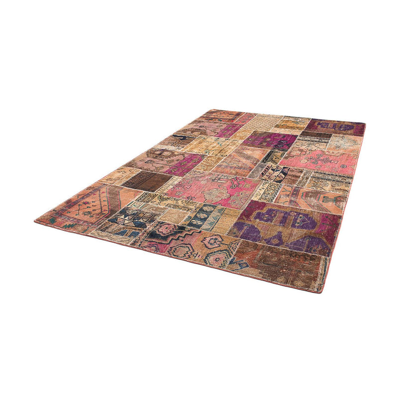 Patchwork-tæppe - 272 x 181 cm - flerfarvet
