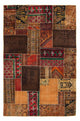 Patchwork-tæppe 179x271cm - Uldtæppe