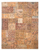 Patchwork-tæppe 241x301cm - Perserteppich Wollteppich