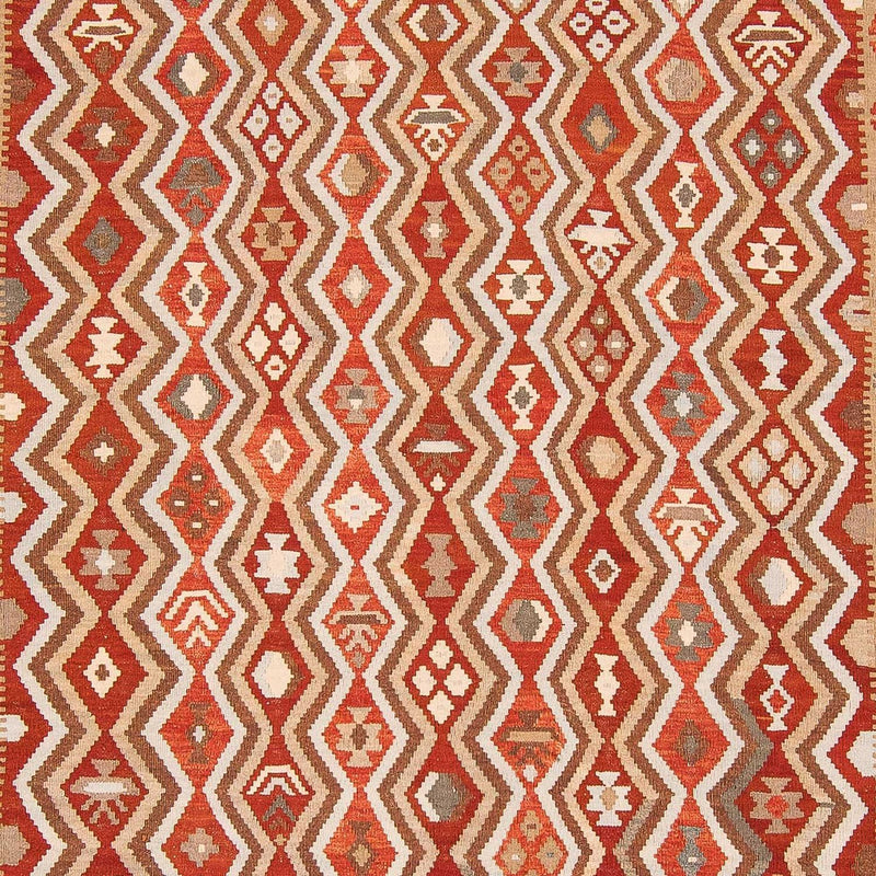 Kelim Carpet - Splash - 271 x 212 cm - flerfarvet
