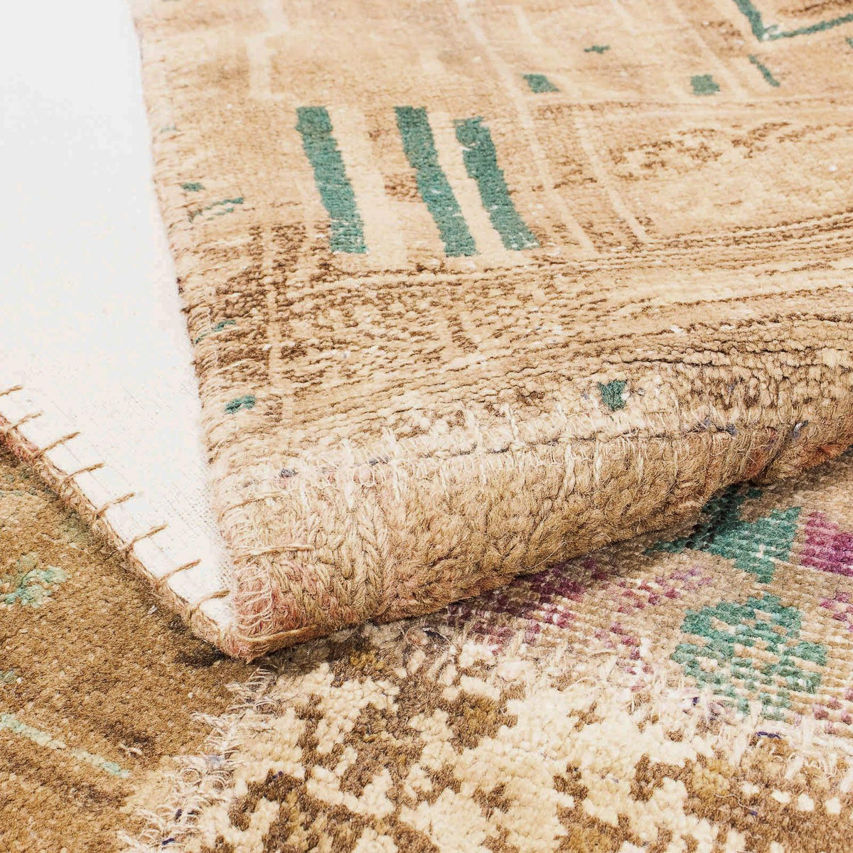 Patchwork-tæppe - 256 x 172 cm - flerfarvet