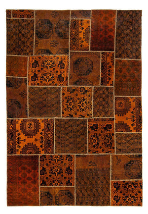 Patchwork-tæppe - 300 x 208 cm - flerfarvet