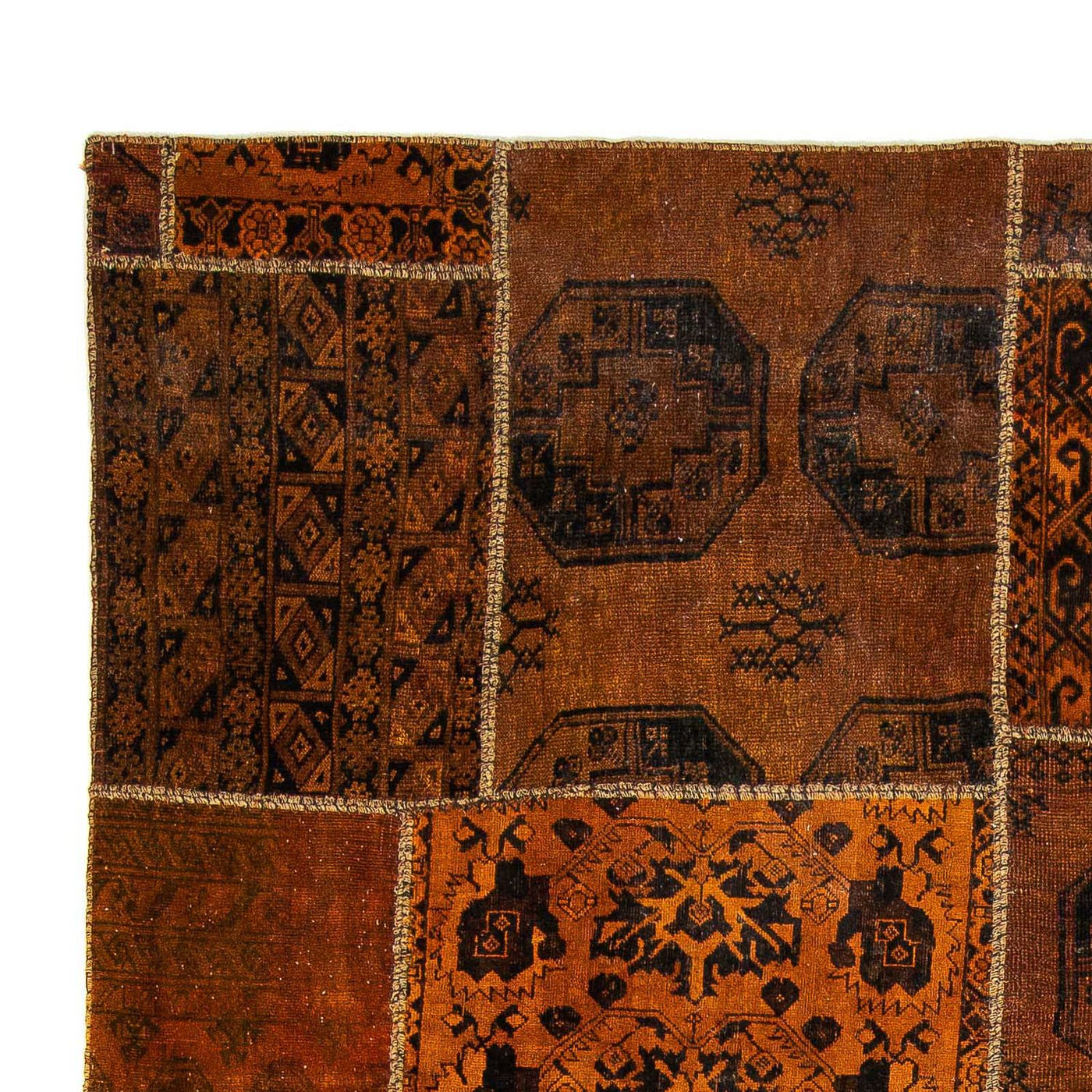 Patchwork-tæppe 300x208cm - Uldtæppe