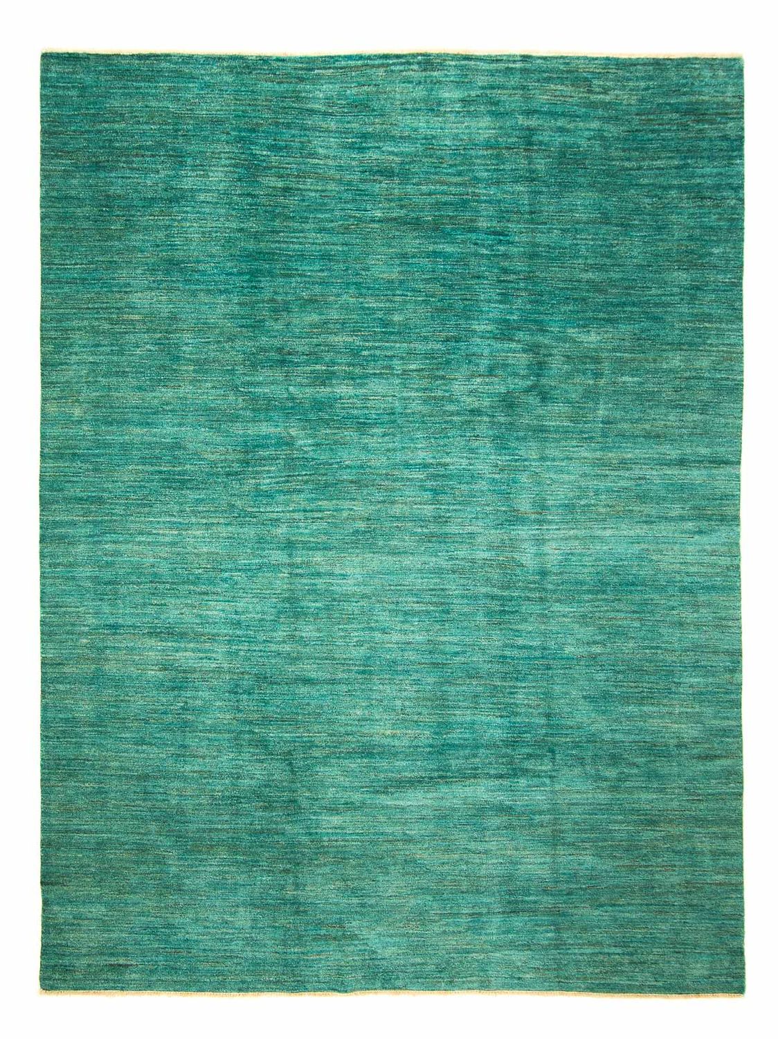 Gabbeh-tæppe - Indus - 303 x 237 cm - turkis