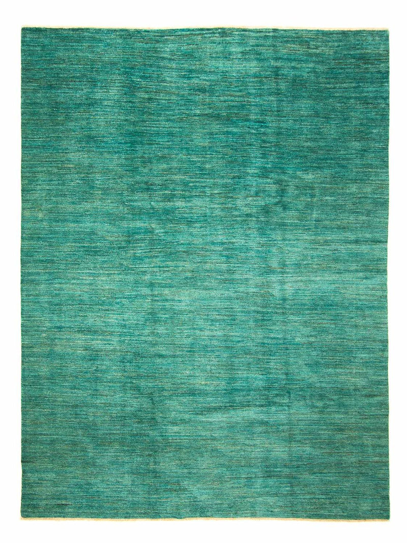 Gabbeh-tæppe - Indus - 303 x 237 cm - turkis