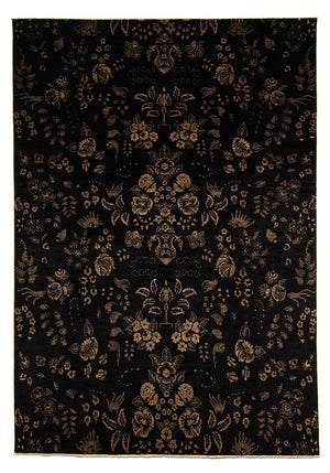 Orientalsk tæppe - 350 x 246 cm - mørkeblå