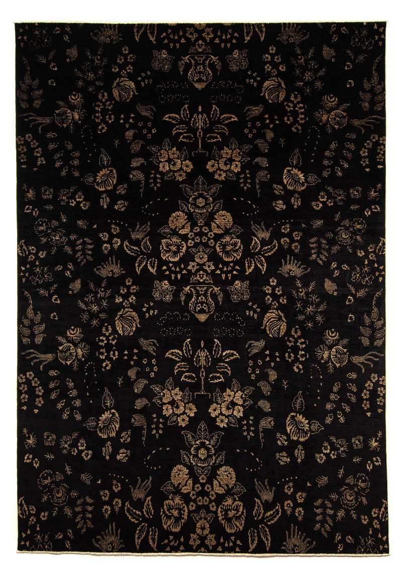 Orientalsk tæppe - 350 x 246 cm - mørkeblå
