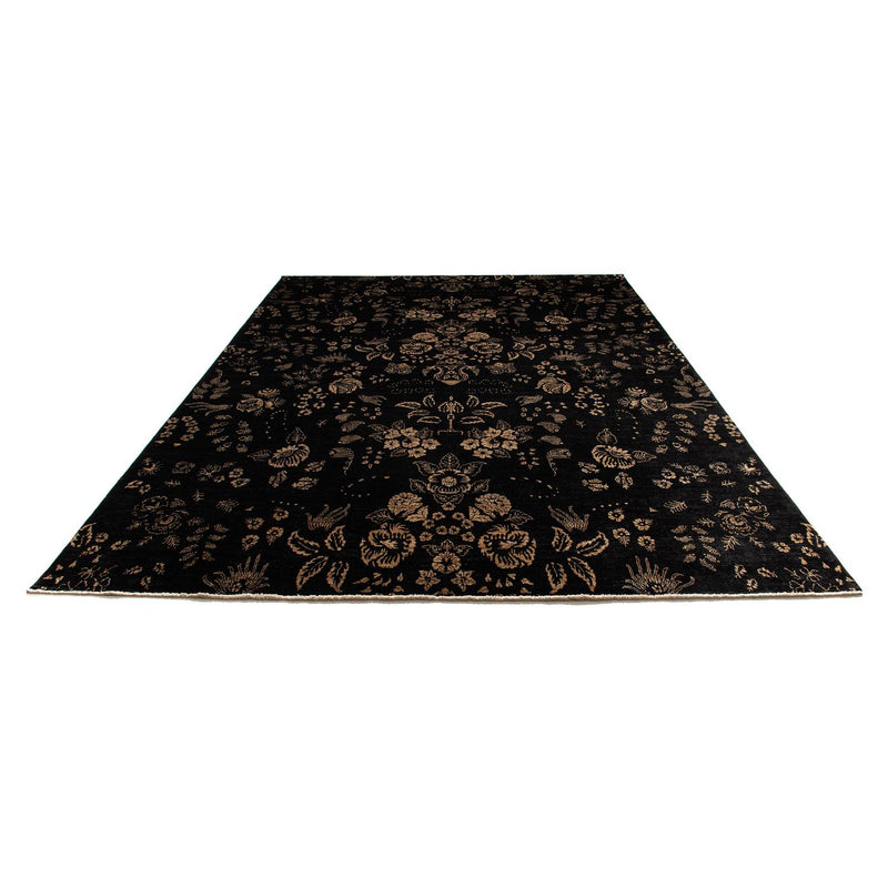 Orientalsk tæppe - 350 x 246 cm - mørkeblå