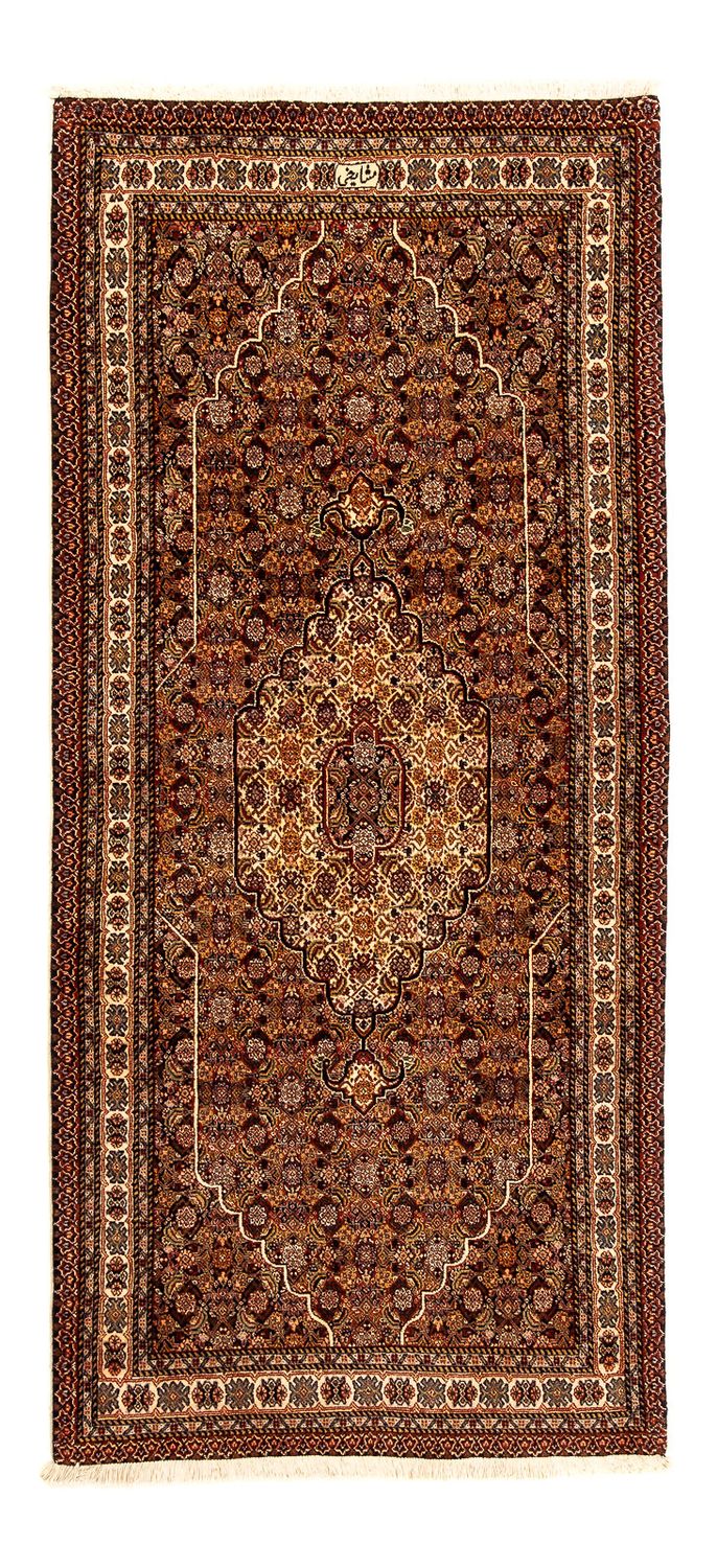 Løber Persisk tæppe - Nomadisk - 250 x 110 cm - brun