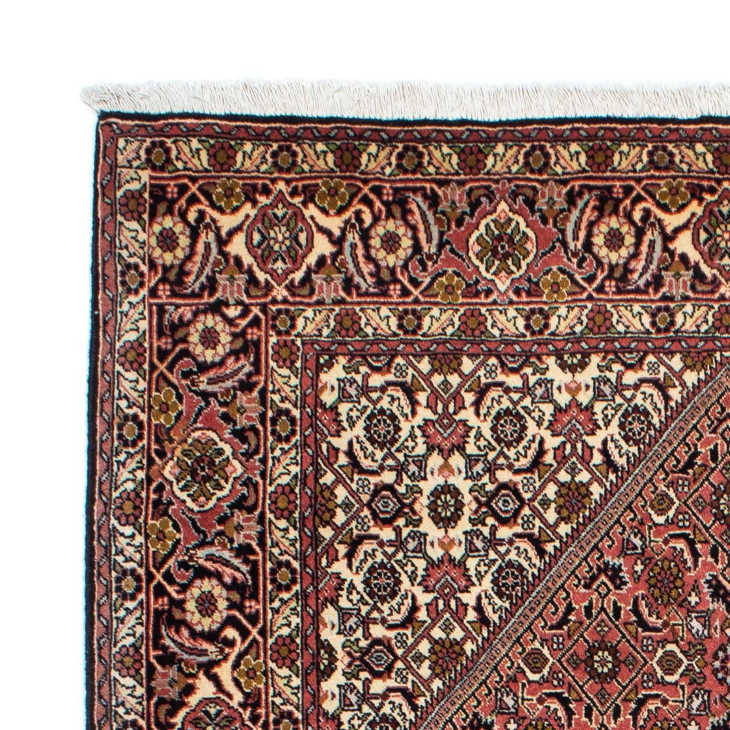 Persisk tæppe - Bijar - 227 x 137 cm - rød