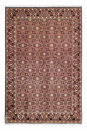 Persisk tæppe - Bijar - 208 x 137 cm - rød
