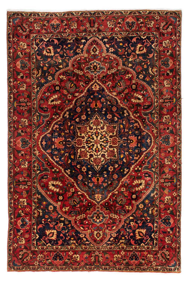 Persisk tæppe - Nomadisk - 310 x 209 cm - mørkerød