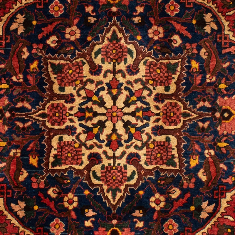 Persisk tæppe - Nomadisk - 310 x 209 cm - mørkerød
