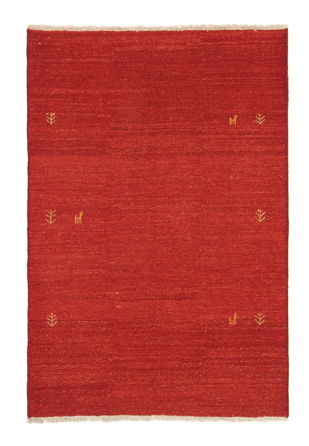 Gabbeh-tæppe - Persisk - 174 x 118 cm - rød