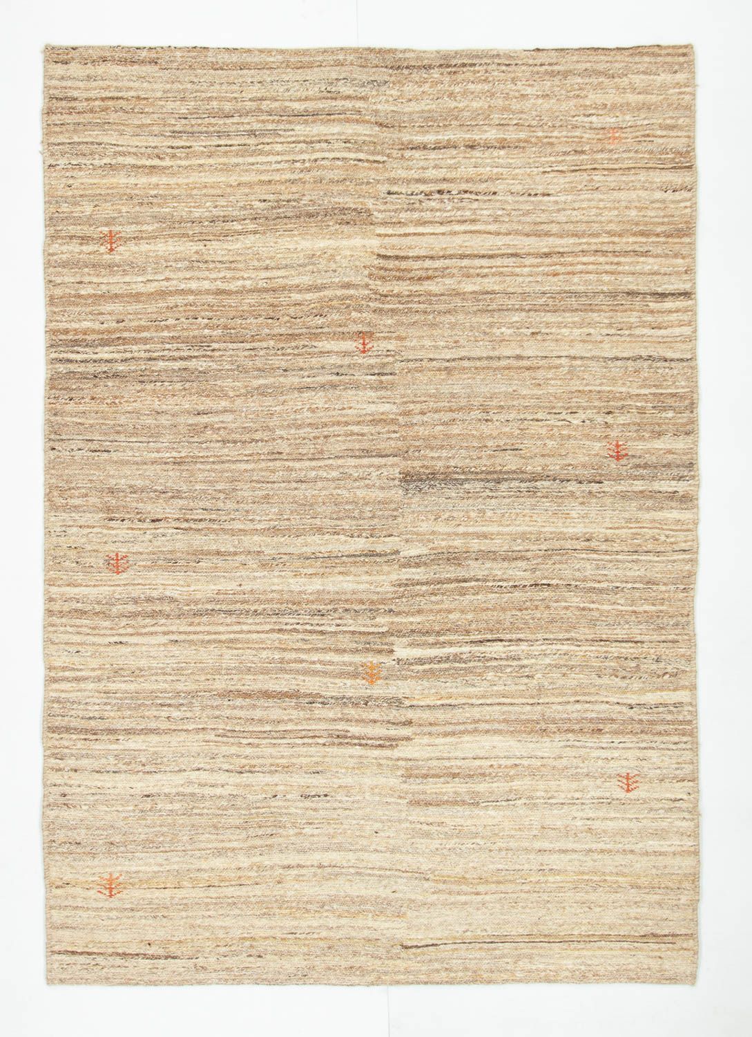 Gabbeh-tæppe - Persisk - 200 x 136 cm - beige