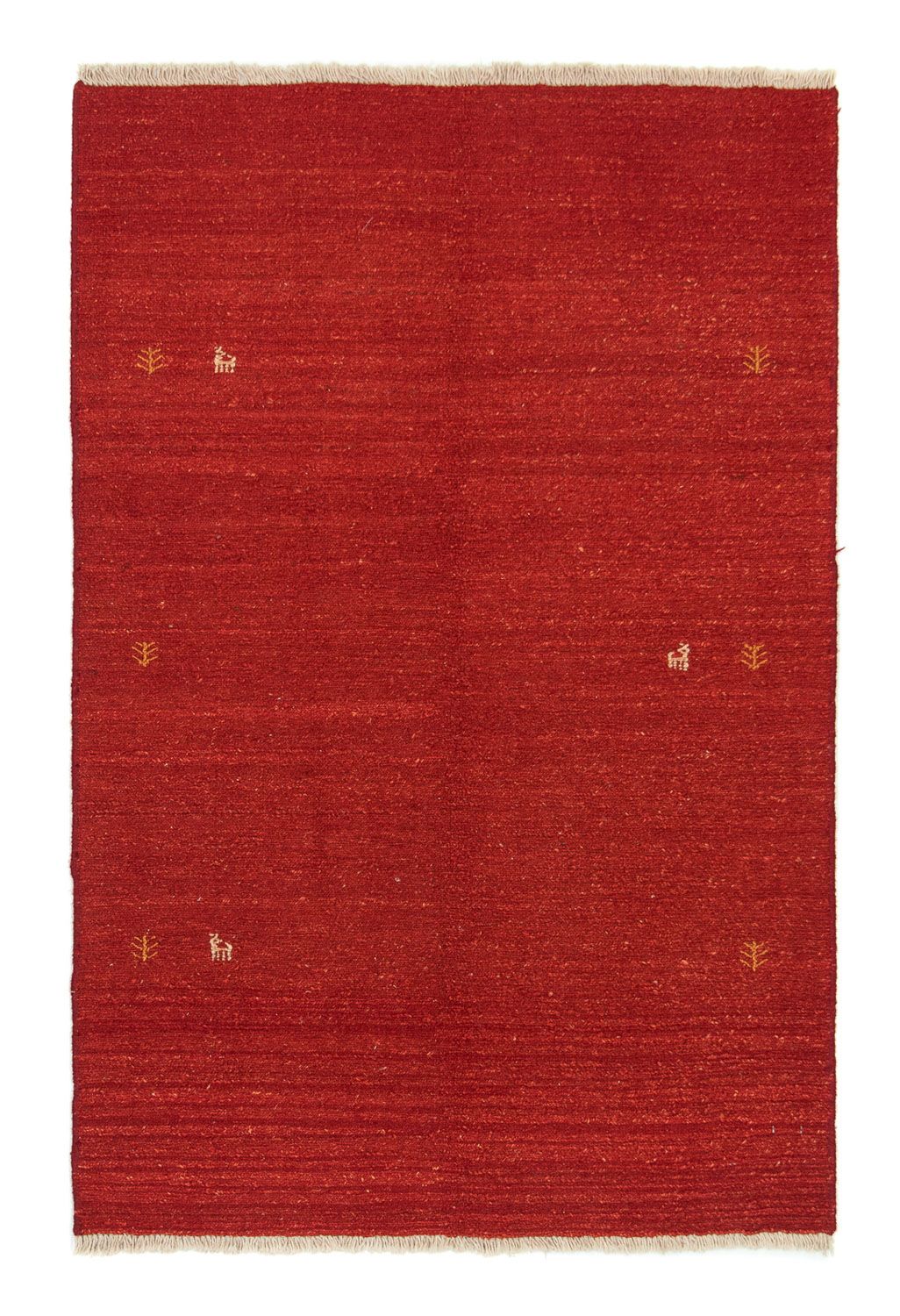 Gabbeh-tæppe - Persisk - 174 x 117 cm - rød