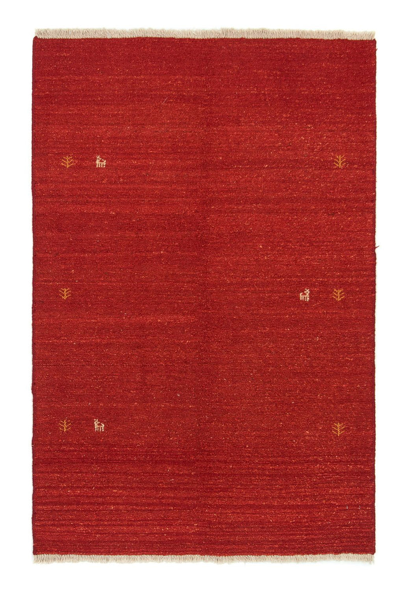 Gabbeh-tæppe - Persisk - 174 x 117 cm - rød