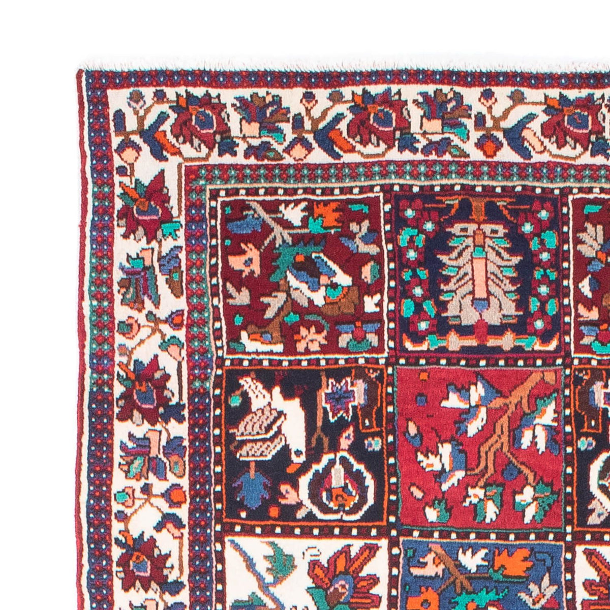 Løber Persisk tæppe - Nomadisk - 396 x 103 cm - flerfarvet