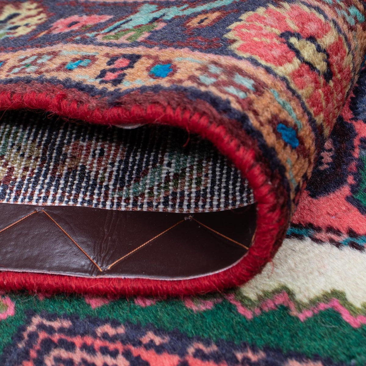 Løber Persisk tæppe - Nomadisk - 290 x 70 cm - lysrød