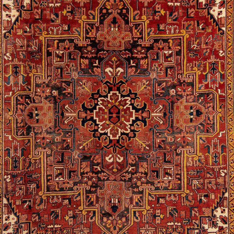 Persisk tæppe - Nomadisk - 395 x 291 cm - mørkerød