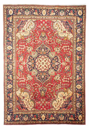 Persisk tæppe - Tabriz - 300 x 208 cm - rød